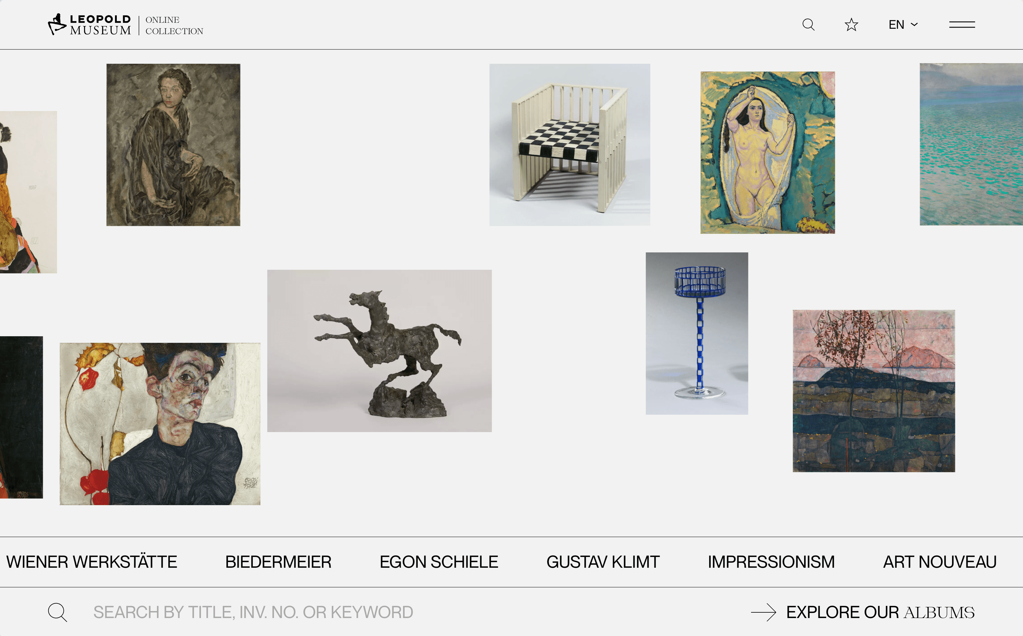 Museum website screenshot