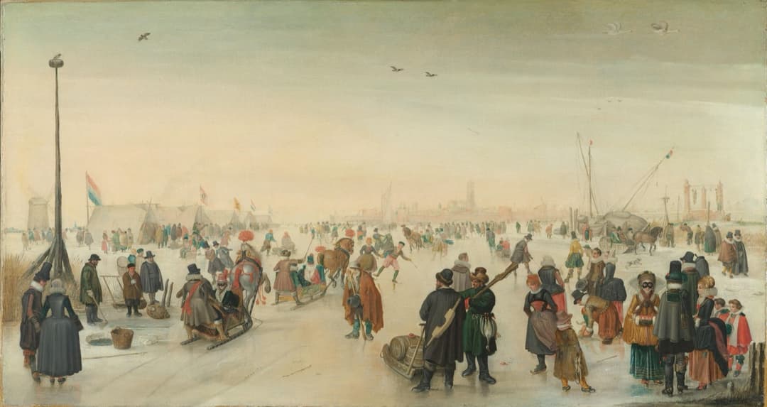Enjoying the Ice near a Town — Rijksmuseum
